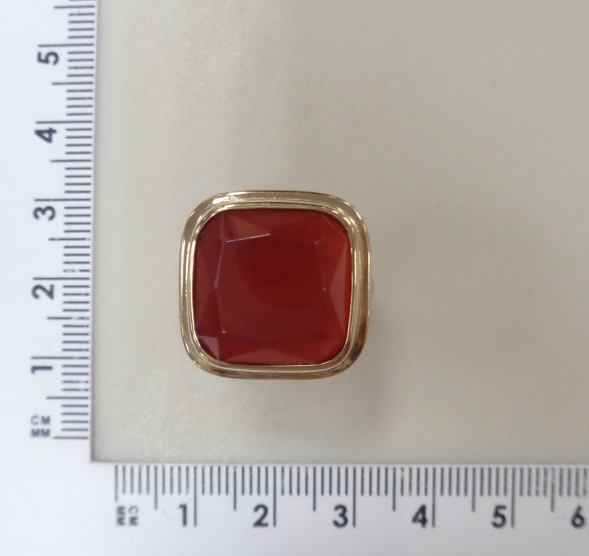 Серебряное кольцо с агатом